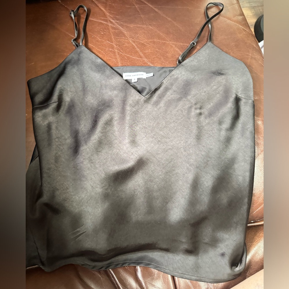 Good American Black Camisole/Top